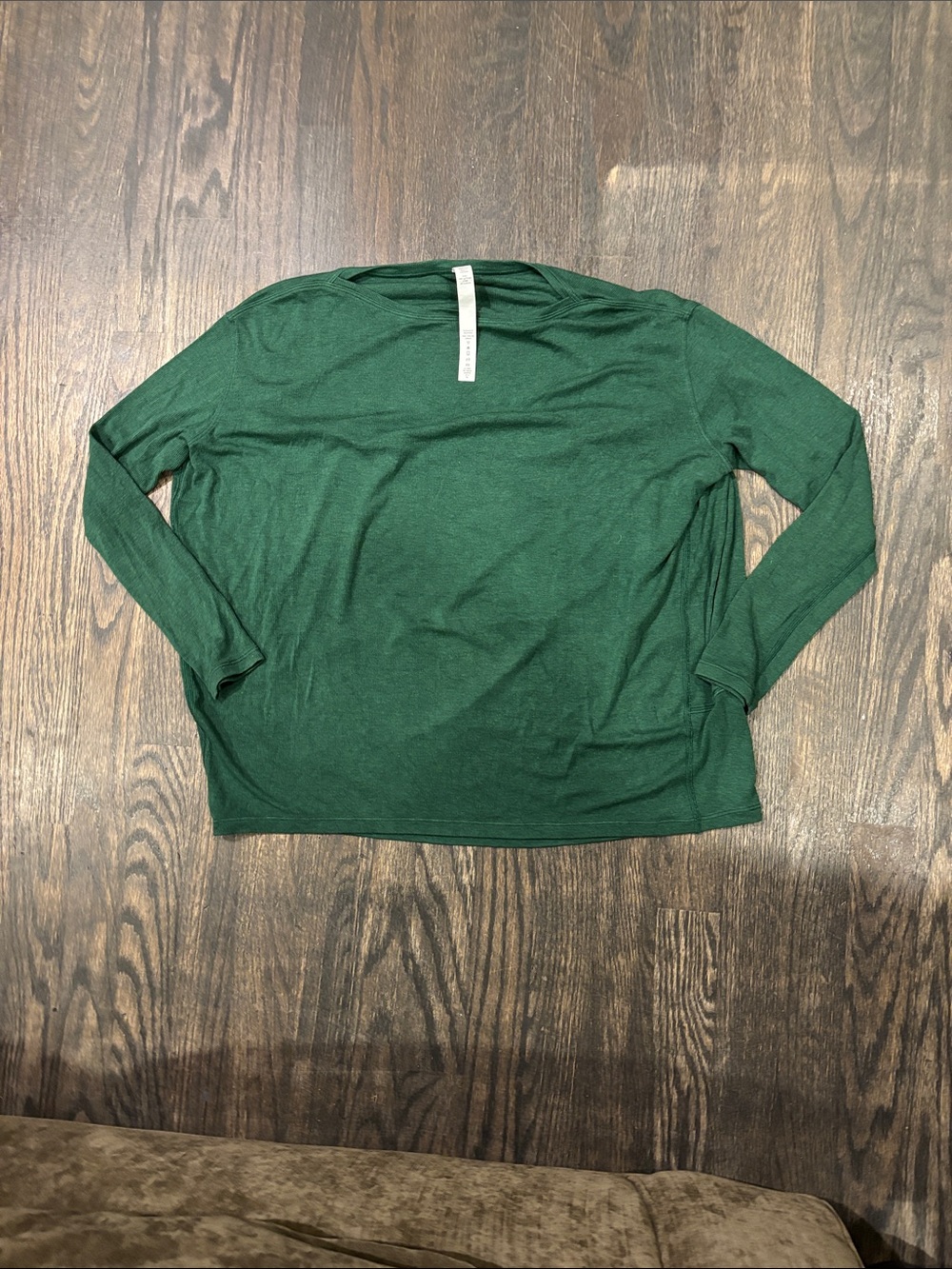 lululemon athletica Deep Green Long Sleeve Tee